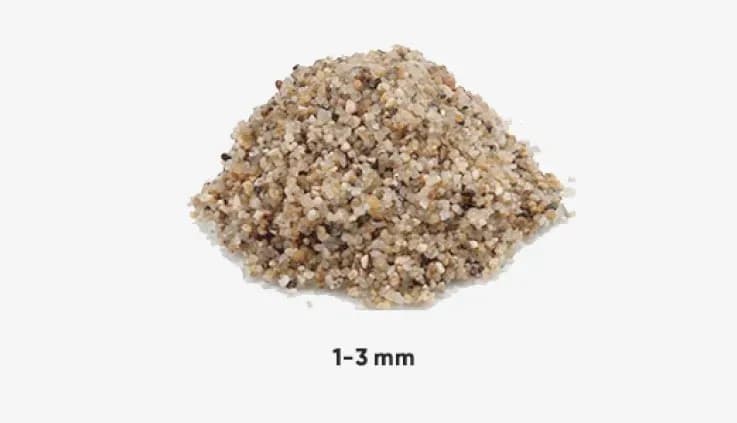 Aqualine Quartz Kum 1 - 3 mm.