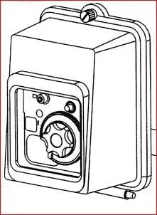 Fleck Timer 3240 375 m3 Meter immediate Duplex 1/30 rpm - 24V 50 hz