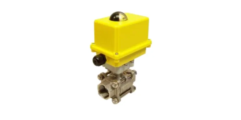 Atuador 220 V Elektrik Aktüatörlü Küresel Vana SS316 ( Tüm Boylar )