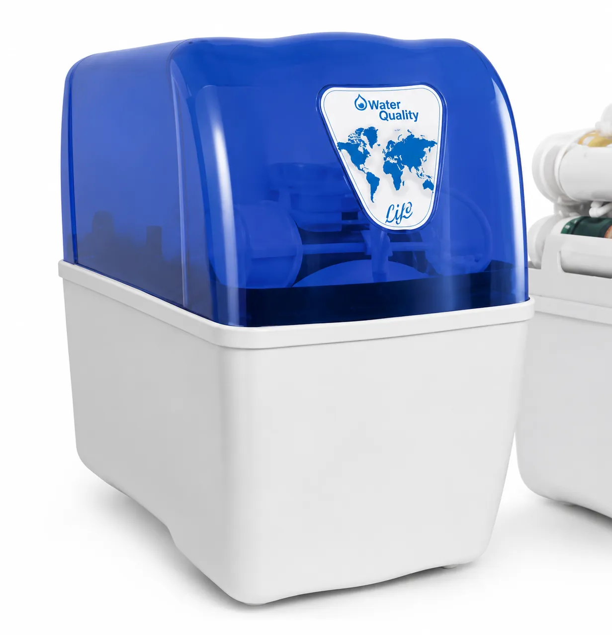 Express Water Storm Şeffaf 5 Aşamalı 80 GPD Pompalı Su Arıtma Cihazı
