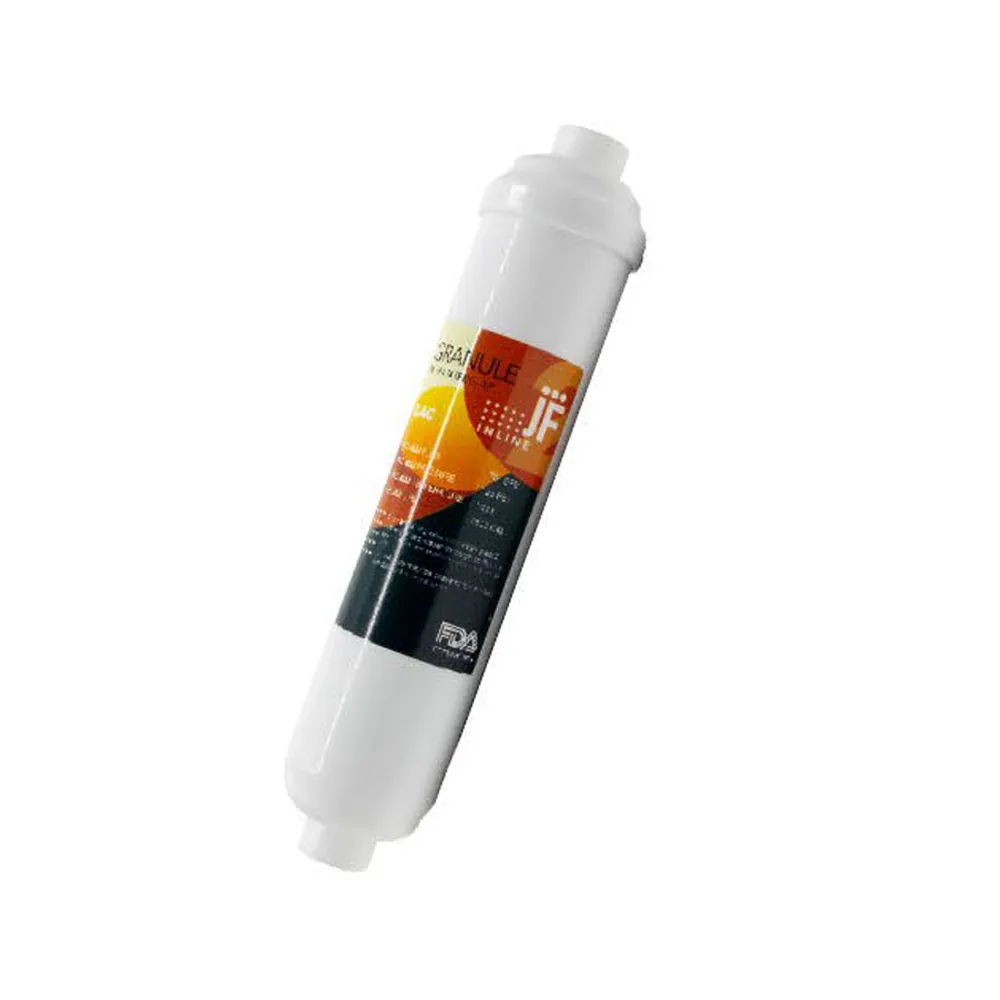 JF 12" Inline Gac Karbon Filtre Quick Bağlantılı - Dirsekleri Dahil