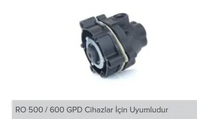 Tezgâh Altı Pompa Kafası RO 500 / 600 GPD Cihazlar İçin Uyumludur